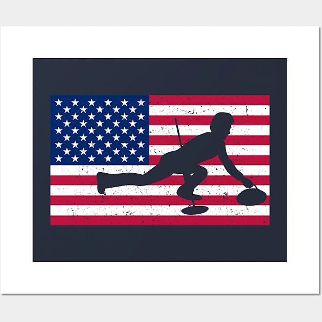 American Curling Fan Wall Art by RJCatch